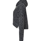 Side view of Women’s Crop Hooded Sweatshirt