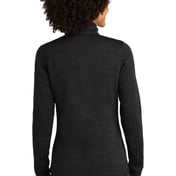 Back view of Ladies Sweater Fleece Full-Zip