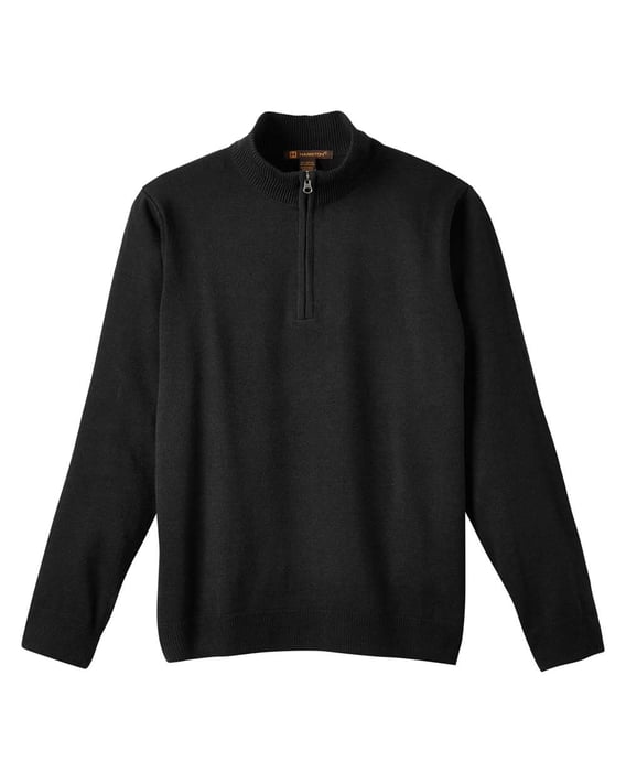 Front view of Unisex Pilbloc™ Quarter-Zip Pullover Sweater