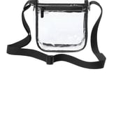 Front view of Clear Crossbody Bag