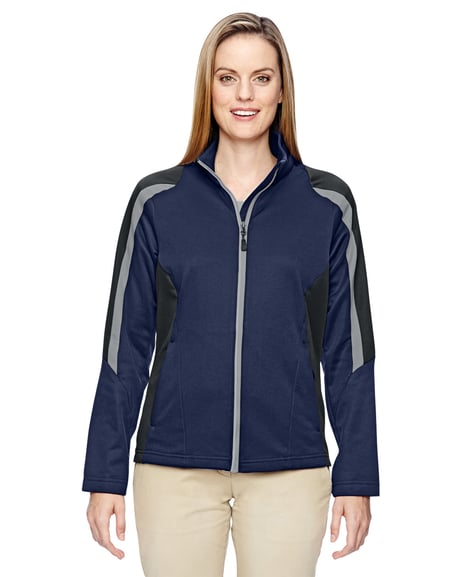 Front view of Ladies' Strike Colorblock Fleece Jacket