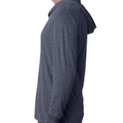 Side view of Adult Triblend Long-Sleeve Hoody