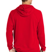 Back view of Lightweight French Terry Pullover Hoodie