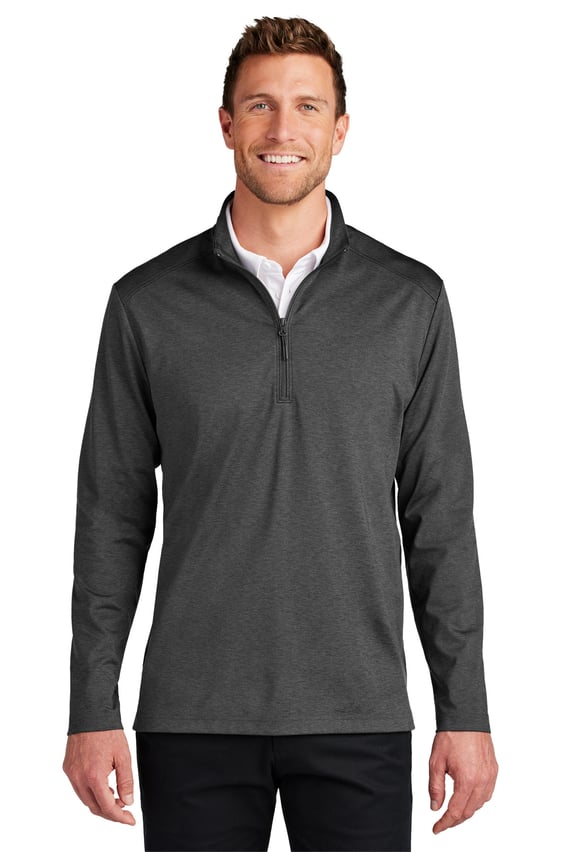 Front view of C-FREE&reg; Double Knit 1/4-Zip