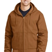 Front view of Duck Cloth Hooded Work Jacket