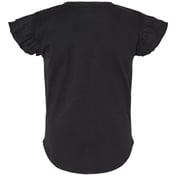 Back view of Toddler Flutter Sleeve Tee