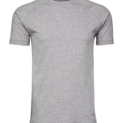 Front view of Heather CVC Raglan Tee