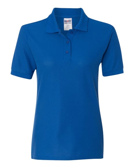 Front view of Women's Easy Care Piquéé Polo
