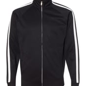 Front view of Lightweight Poly-Tech Full-Zip Track Jacket
