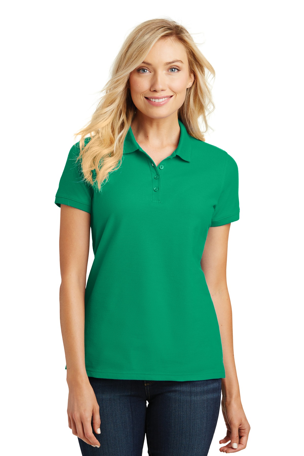 Front view of Women’s Core Classic Pique Polo
