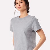 Side view of Women’s 6 Oz Heavyweight Tee