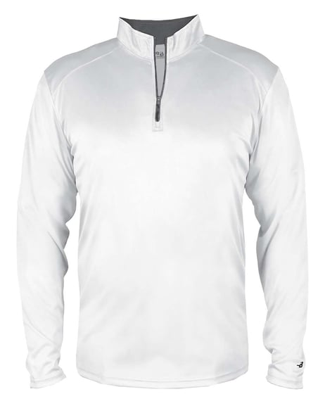 Front view of Youth B-Core Quarter-Zip Pullover