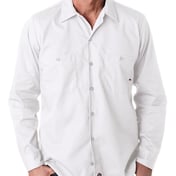 Front view of Men’s 4.25 Oz. Industrial Long-Sleeve Work Shirt
