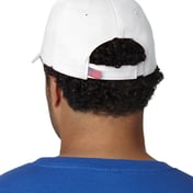 Back view of 100% Washed Chino Cotton Twill Structured Cap