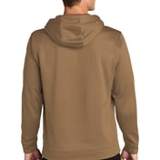 Back view of Sport-Wick&reg; Fleece Hooded Pullover