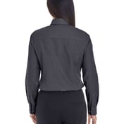 Back view of Women’s Crown Collection® Royal Dobby Woven Dress Shirt