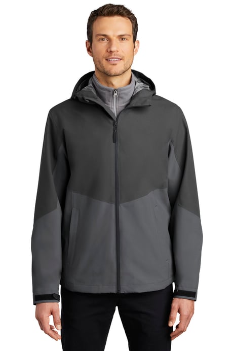 Front view of Tech Rain Jacket