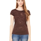 Front view of Ladies’ Burnout Short-Sleeve T-Shirt