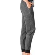 Side view of Ladies’ Pacifica Denim Fleece Jogger Pant