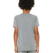 Back view of Youth Triblend Short-Sleeve T-Shirt