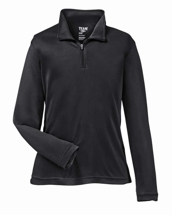 Front view of Youth Zone Performance Quarter-Zip Pullover