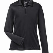 Front view of Youth Zone Performance Quarter-Zip Pullover