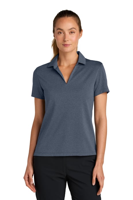 Front view of Women's Dri-FIT Smooth Heather Polo