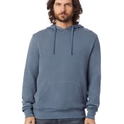 Front view of Unisex 6.5 Oz., Challenger Washed French Terry Pullover Hooded Sweatshirt