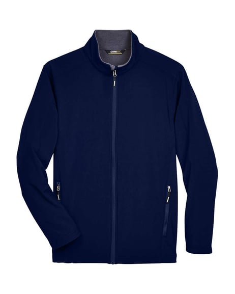 Front view of Tall Cruise Two-Layer Fleece Bonded Soft Shell Jacket