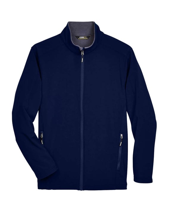 Front view of Tall Cruise Two-Layer Fleece Bonded Soft Shell Jacket