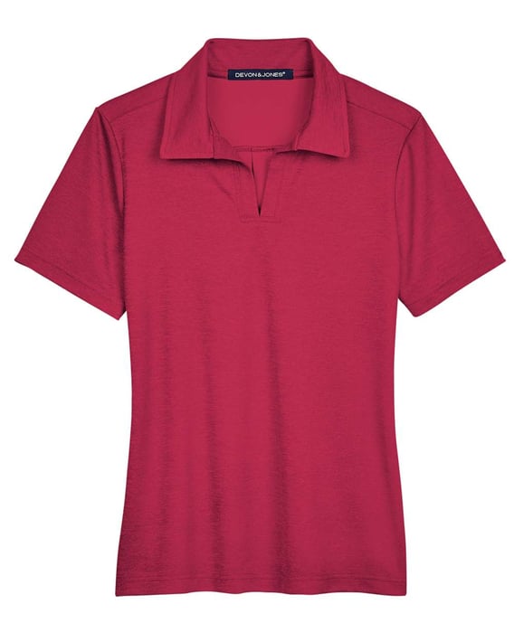 Front view of Women’s CrownLux Performance® Address Melange Polo