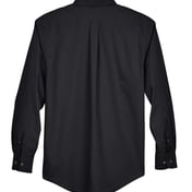 Back view of Crown Collection® Broadcloth Woven Dress Shirt