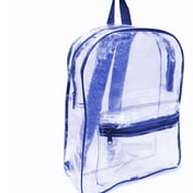 Front view of Clear PVC Backpack