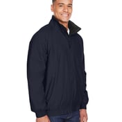 Side view of Fleece Lined Nylon Jacket