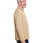 Side view of Adult StainBloc Pique Fleece Shirt-Jacket