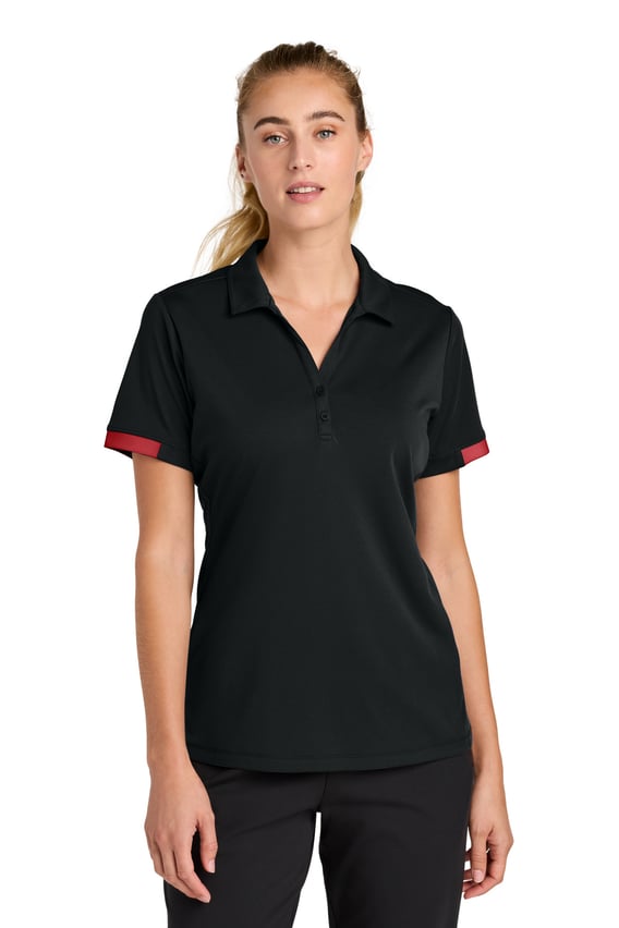 Front view of Women’s Club Colorblock Polo