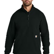 Front view of Textured 1/2-Zip Fleece Jacket