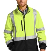 Front view of ANSI 107 Class 3 Soft Shell Jacket