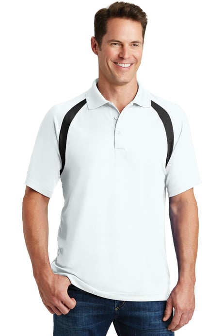 Front view of Dry Zone&reg; Colorblock Raglan Polo