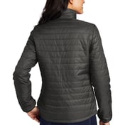 Back view of Women’s Packable Puffy Jacket