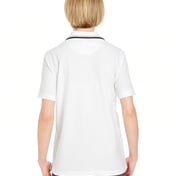 Back view of Ladies’ Short-Sleeve Whisper Piqué Polo With Tipped Collar