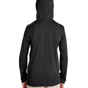 Back view of Youth Zone Performance Hooded T-Shirt