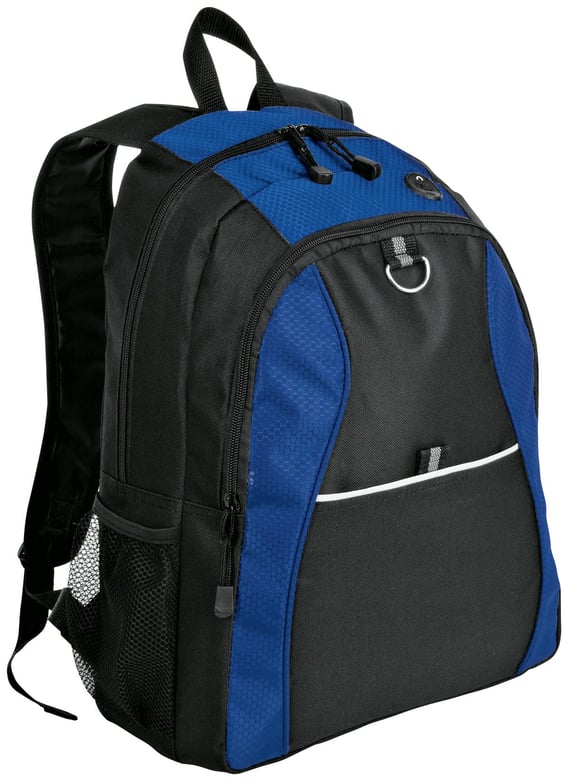 Front view of Contrast Honeycomb Backpack