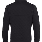 Back view of Quilted Snap Pullover