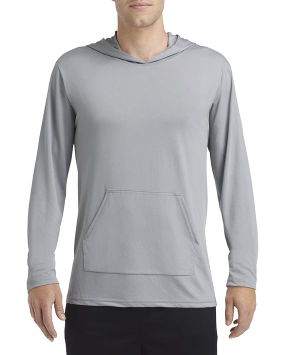 Front view of Adult Performance Hooded T-Shirt