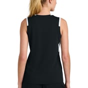 Back view of Women’s Club Sleeveless V-Neck