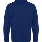 Back view of Heavyweight Fleece Quarter-Zip Sweatshirt