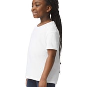 Side view of Youth Softstyle CVC T-Shirt