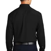 Back view of Long Sleeve Twill Shirt