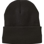 Front view of Jersey Lined 12″ Cuffed Beanie